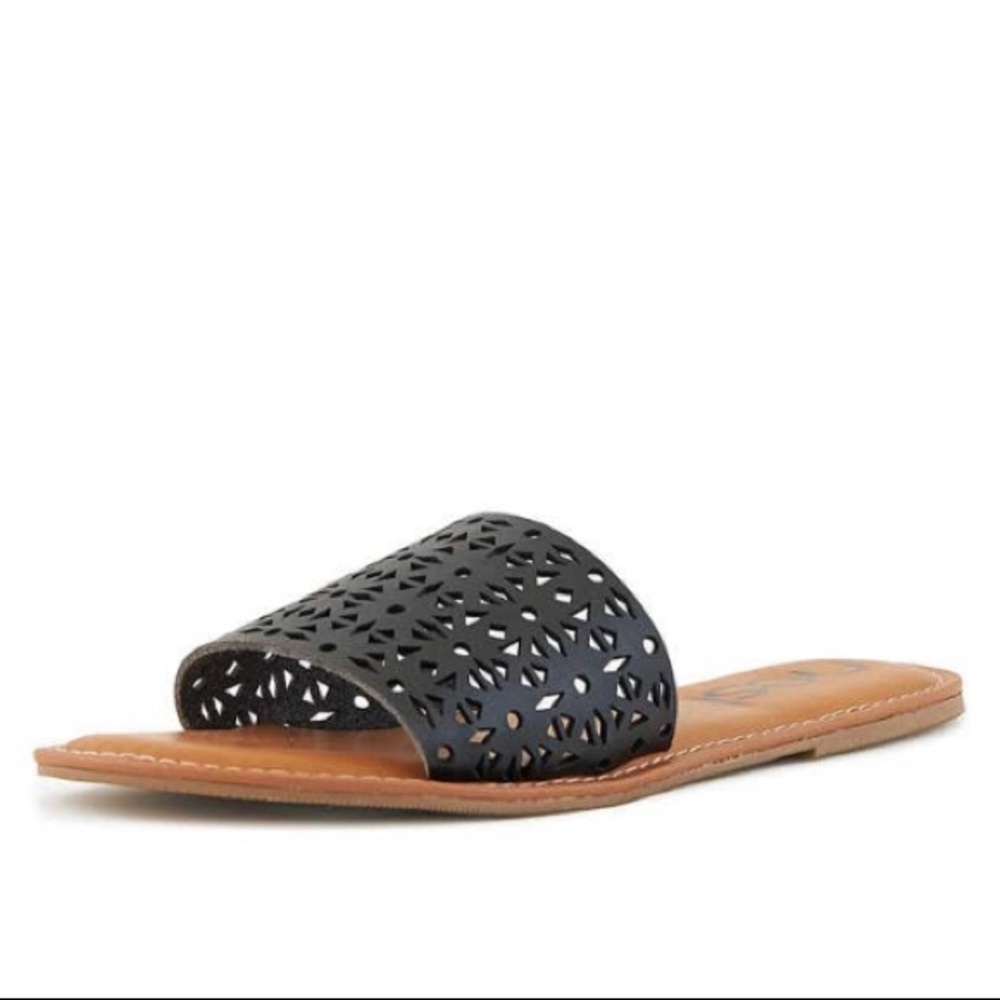 NEW 7 Nest Black Tan Perforated Slides